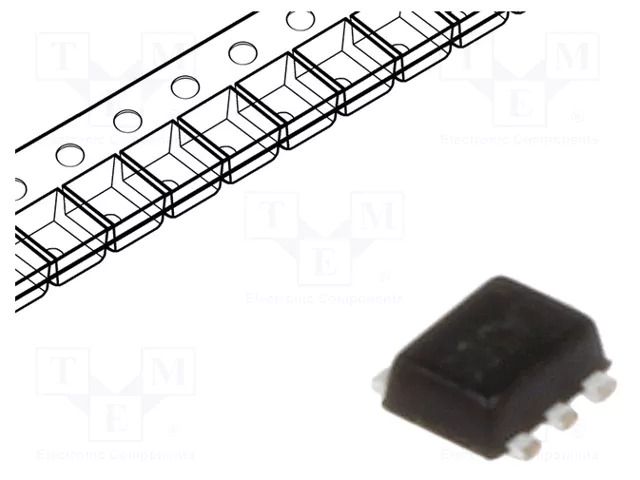 Transistor: N/P-MOSFET; unipolar; complementary pair; 60/-60V DIODES INCORPORATED DMG1029SV-7