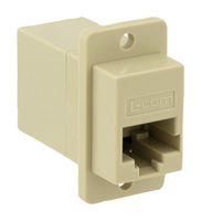 ADAPTOR, 8POS RJ45 JACK/8POS RJ45 JACK ECF5048SK-IV