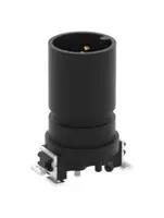 SENSOR CONN, M12, PLUG, 5POS, SOLDER 284740-E