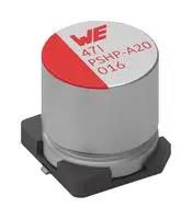 CAP, 10UF, 63V, ALU ELEC SMD, POLYMER 875115852001