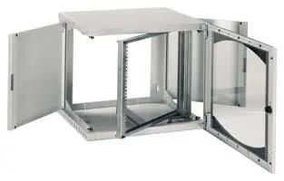 19" WALL CABINET, 15U, STEEL, LIGHT GREY NSYOPB15U6P