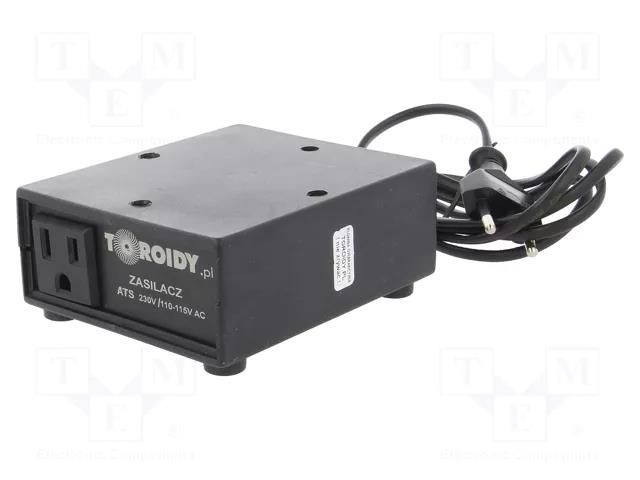 Autotransformer; 230VAC; Power: 100VA; Usec.1: 110÷115V TOROIDY ATS100VA