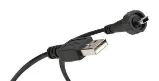 USB CABLE, 2.0, A PLUG-MINI B PLUG, 2M 17-250031