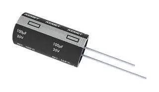 ELEC CAP, 2200UF, 25V, RADIAL LEADED ESY228M025AL6AA