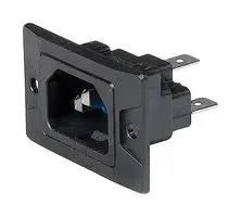 CONN, IEC C18 INLET, 10A/250VAC, PANEL 3-134-881