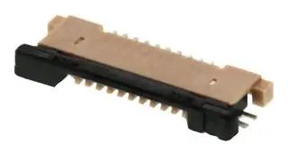 FPC CONN, R/A RCPT, 10POS, 1ROW, 0.5MM 54548-1072