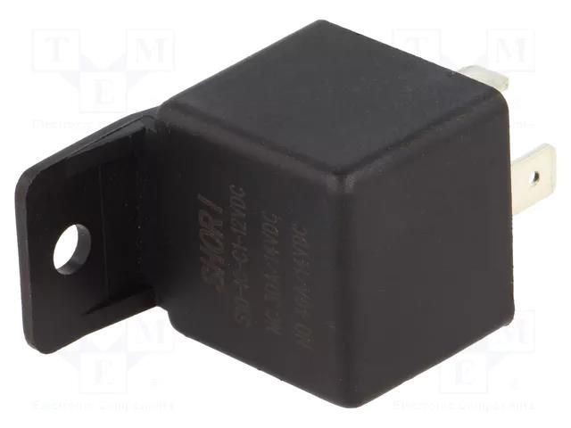 Relay: electromagnetic; SPDT; Ucoil: 12VDC; 40A; automotive; S10 SHORI ELECTRIC S10-1C-C1-12VDC