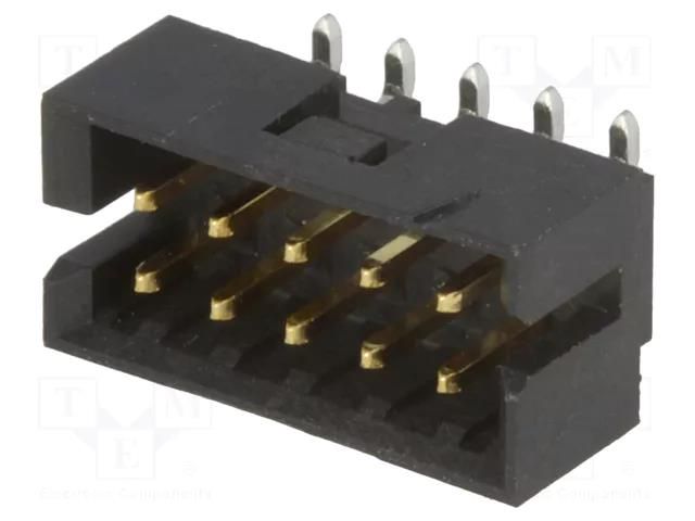 Connector: PCB-cable/PCB; socket; male; PIN: 10; Milli-Grid; THT; 2A MOLEX MX-87832-1006