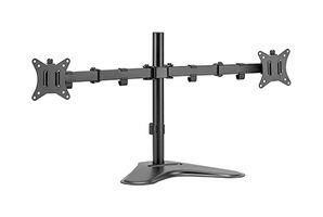 MONITOR ARM, DESKTOP, DUAL, STEEL, BLACK MP010432