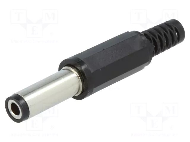 Connector: DC supply; plug; female; 500mA; straight; for cable LUMBERG XNES/J250B
