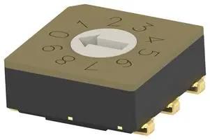 ROTARY CODED SW, 10POS, 0.02A/20V, SMD MRSSV0DC10SMJTR