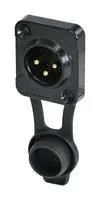 XLR CONN, PLUG, 3POS, PANEL MOUNT RRX3M-Z-002-1