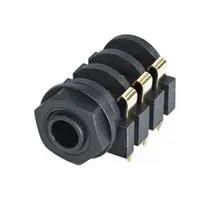 AUDIO CONN, STEREO JACK, 3P, 6.35MM, PCB NYS216G