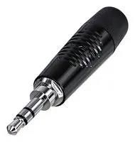 AUDIO CONN, 3P STEREO PLUG, 3.5MM, CABLE RTP3C-BAG