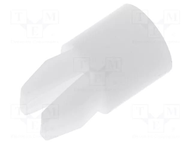 Assembly stud; polyamide; L: 6.4mm; assembly hole,snap fastener ESSENTRA RI-MSNE-4-01