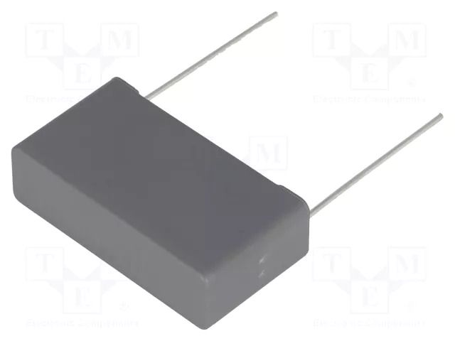 Capacitor: polypropylene; X2; R47 X2; 680nF; 1000VDC; 440VAC; THT KEMET R474R36805001K