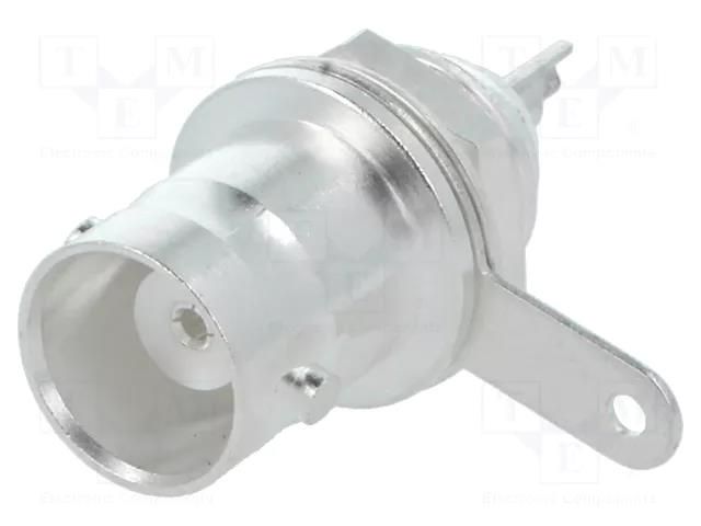 Connector: BNC; socket; female; 50Ω; soldering; PTFE; 1.5÷2.9mm TE Connectivity 1-1337450-0