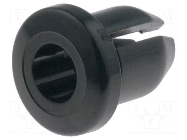 Snap latch; polyamide; black; 1.5÷3.7mm ESSENTRA RI-SLG-1M-B