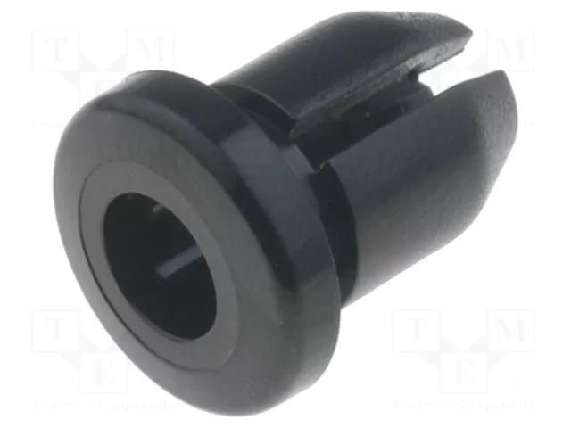 Snap latch; polyamide; black; 2÷4.2mm ESSENTRA RI-SLG-2M-B