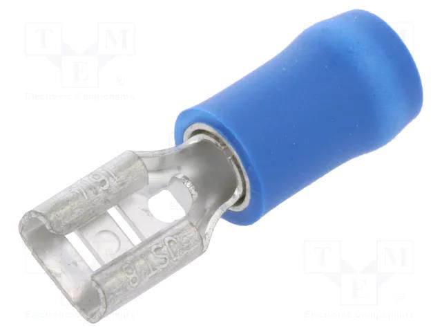 Terminal: flat; 4.8mm; 0.8mm; female; 1÷2.5mm2; crimped; for cable JST FVDDF2-187A-8
