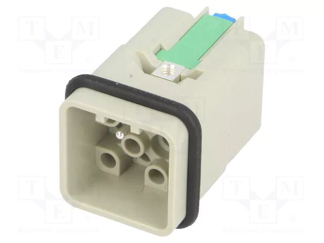 Connector: HDC; contact insert; male; 10A; 400V; Han Q; PIN: 13 HARTING 09120123001