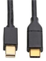 USB CABLE, 3.1 TYPE C-MINI DP PLUG, 1.8M U444-006-MDP