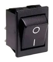 ROCKER SW, DPST, 16A, 250VAC, PANEL C1350ALGAC