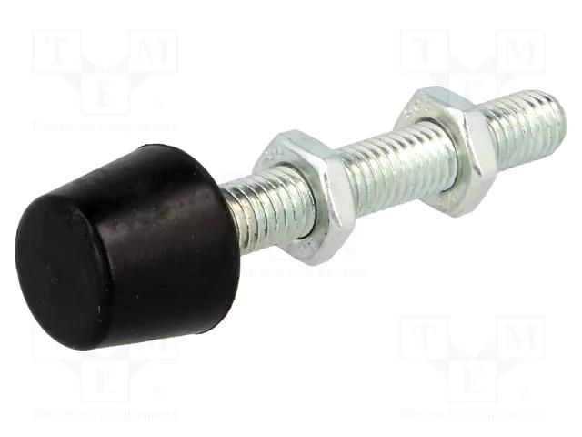 Clamping bolt; Thread: M8; Base dia: 16mm; Kind of tip: flat ELESA+GANTER GN708.1-M8-68-A-ST