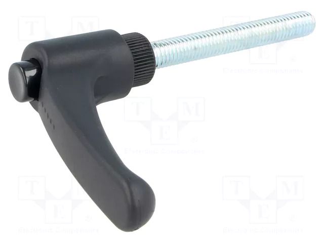 Lever; adjustable; Thread len: 60mm; Lever length: 63mm; -30÷130°C ELESA+GANTER ERX.63P-M8X60-C1