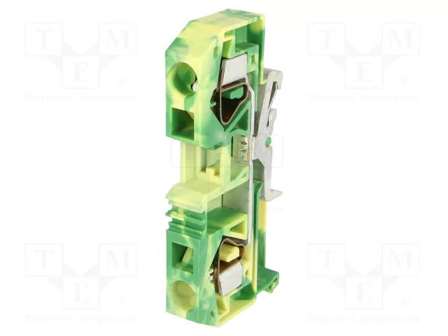 Splice terminal: rail; 283; 76A; 800V; spring clamp; yellow-green WAGO 283-907