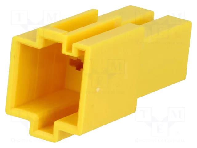 Connector housing; socket; mini ISO; PIN: 6 4CARMEDIA 331450