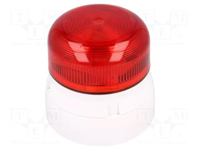 Signaller: lighting; flashing light; white; Flashguard; 230VAC KLAXON SIGNALS QBS-0017