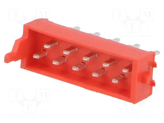 Micro-MaTch; socket; male; PIN: 10; THT; on PCBs; 1.5A; 2x5; straight TE Connectivity AMP-8-215464-0