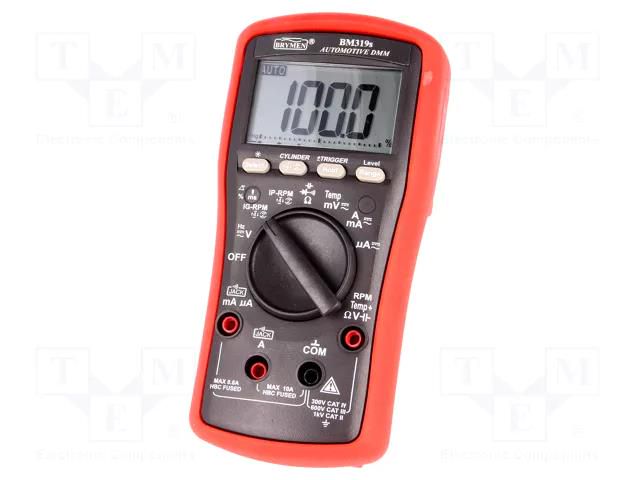 Digital multimeter; LCD; (6000); Bargraph: 24segm.40x/s BRYMEN BM319