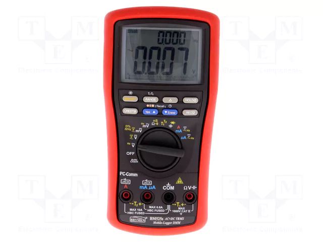 Digital multimeter; LCD; (9999); Bargraph: 41segm.60x/s; 5x/s BRYMEN BM525
