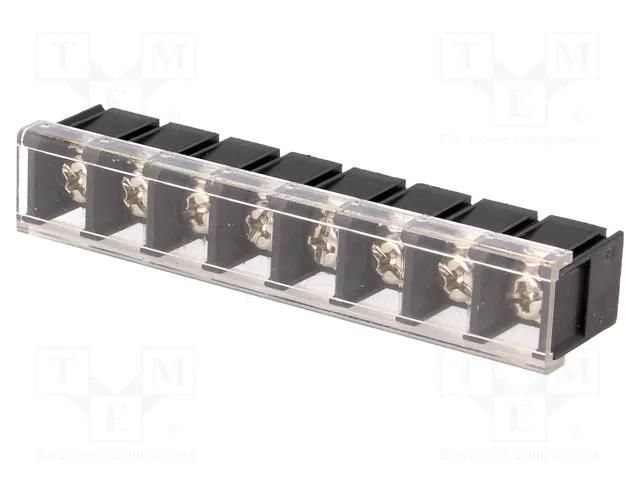 PCB terminal block; straight; 10mm; ways: 8; on PCBs; 4mm2; tinned DEGSON ELECTRONICS DG58C-B-8P13