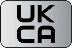 LABEL, UKCA, PE, BLK ON SILVER, 30X20MM MP011004