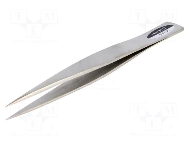 Tweezers; 125mm; Blades: narrowed; Blade tip shape: sharp ENGINEER FUT.PT-01