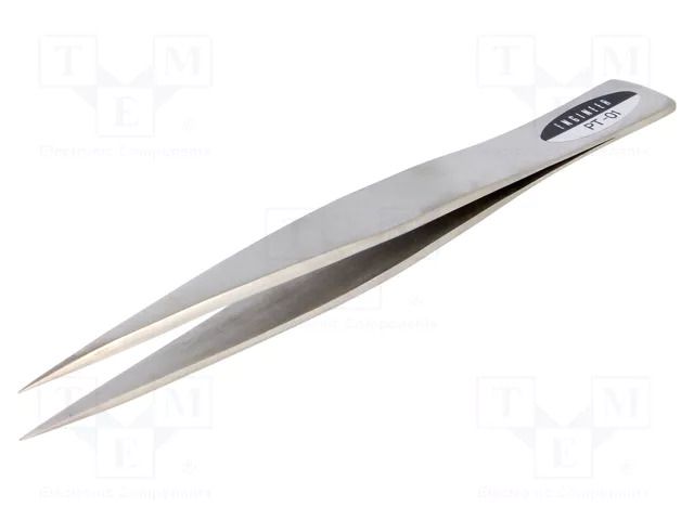 Tweezers; 125mm; Blades: narrowed; Blade tip shape: sharp ENGINEER FUT.PT-01