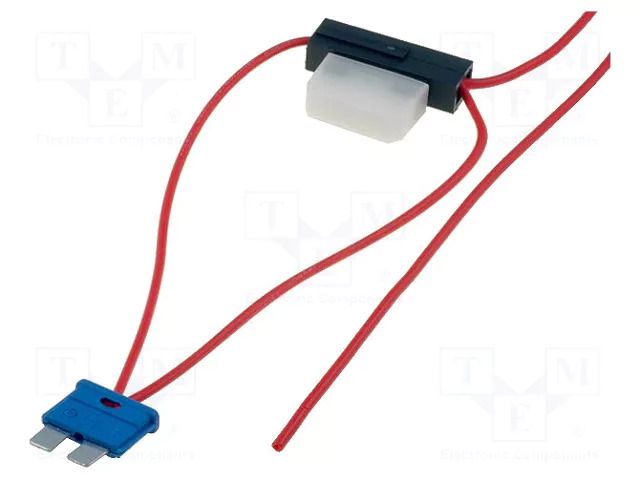 Splitter; 0.75mm2; 8A; red; Fuse: automotive ATO; fuse 4CARMEDIA ROZ.01