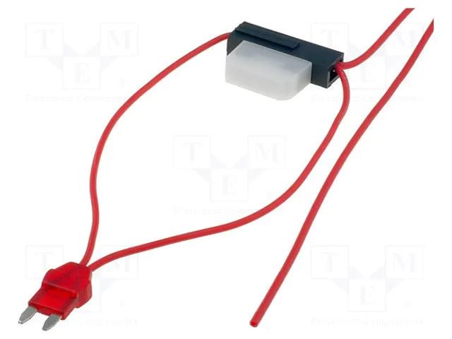 Splitter; 0.75mm2; 8A; red; Fuse: automotive ATM; mini fuse x1 4CARMEDIA ROZ.02