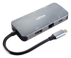 DOCKING STATION, 6-IN-1, USB 3.2 GEN2 12.02.1121