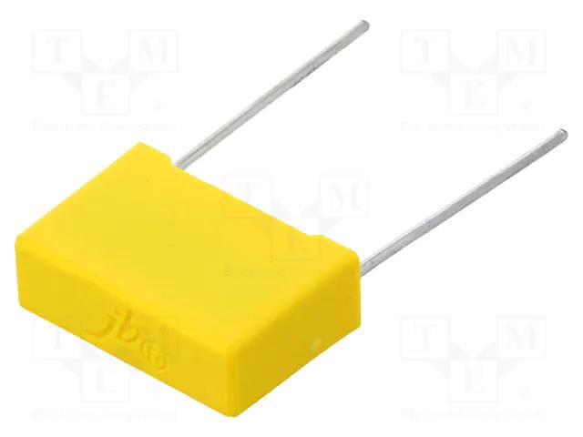 Capacitor: polypropylene; X2; 150nF; 310VAC; 13x12x6mm; THT; ±10% Jb Capacitors JFZ-150N/310-P10