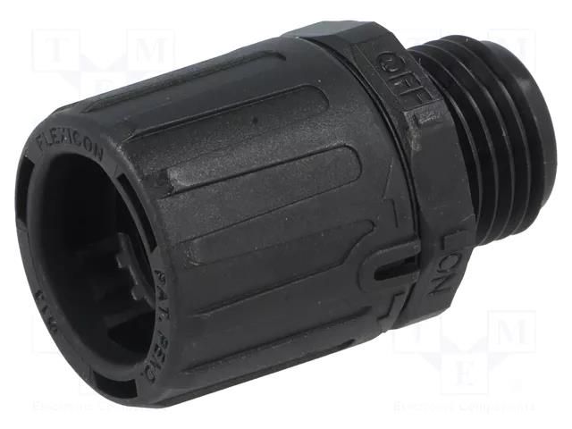 Straight terminal connector; Thread: metric,outside; polyamide LAPP FPAG-M16X1.5/1