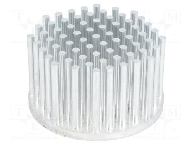 Heatsink; LED; Ø: 54mm; H: 30mm; 6.95K/W FISCHER ELEKTRONIK ICKSR54X30