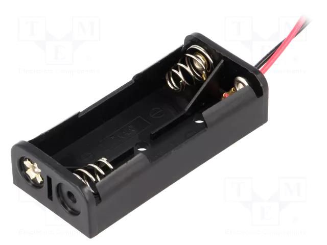 Holder; AAA,R3; Batt.no: 2; on panel; cables; 150mm KEYSTONE KEYS2469