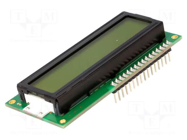 LCD module; LCD; Controller: HD44780; Number of characters: 2x16 KAMAMI LCD1602