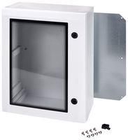 ENCLOSURE W/WINDOW, MULTIPURPOSE, GRY/PC ARCA 604021W