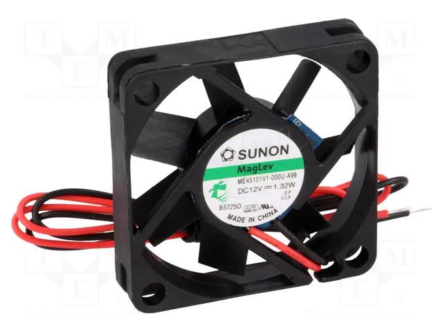 Fan: DC; axial; 12VDC; 45x45x10mm; 19.9m3/h; 32.5dBA; Vapo; 26AWG SUNON ME45101V1-A99