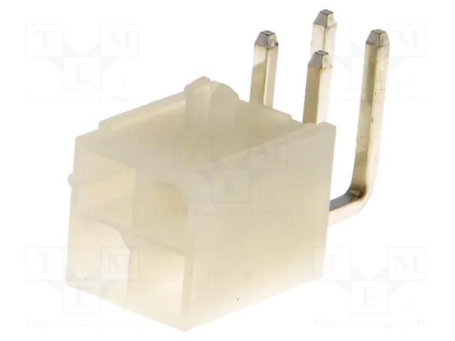 Connector: wire-board; socket; male; MF42; 4.2mm; PIN: 4; THT; 7A AMPHENOL COMMUNICATIONS SOLUTIONS MF42-RP-04